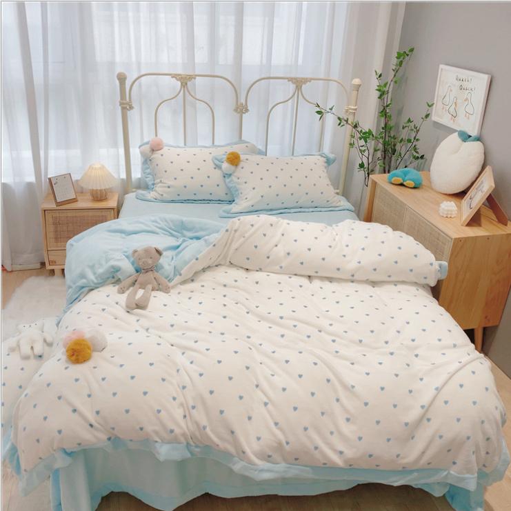 布団カバーセット 1.2m 1.5m 1.8m 2mベット あったか かわいい ハート