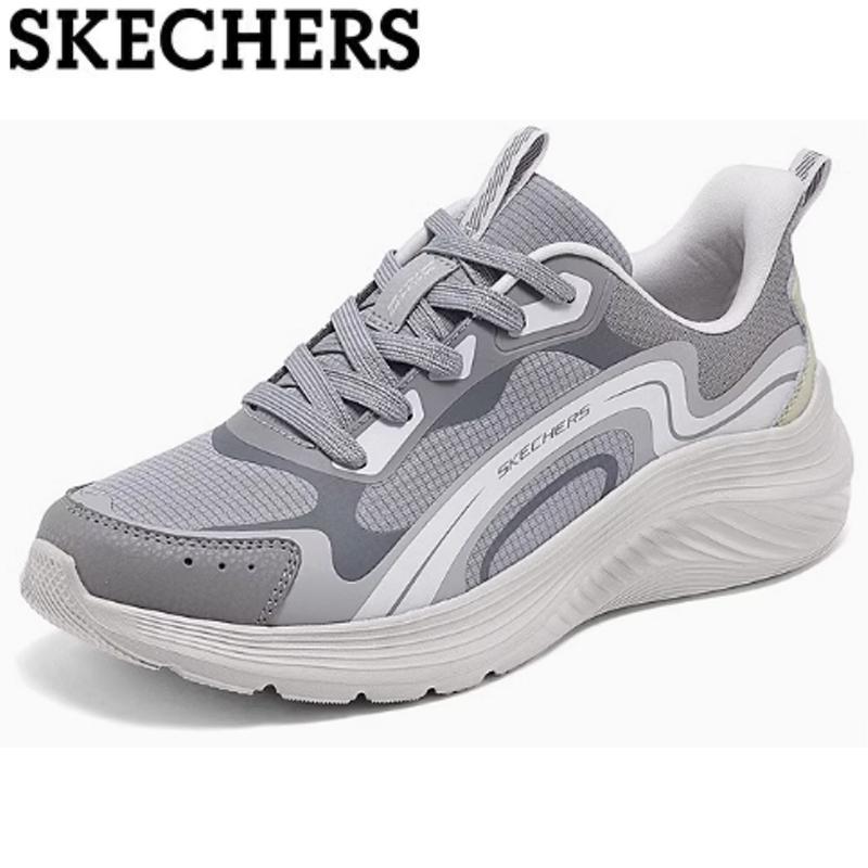SKECHERS スケッチャーズ スニーカー メンズ 黒 グレー 靴 ランニング 