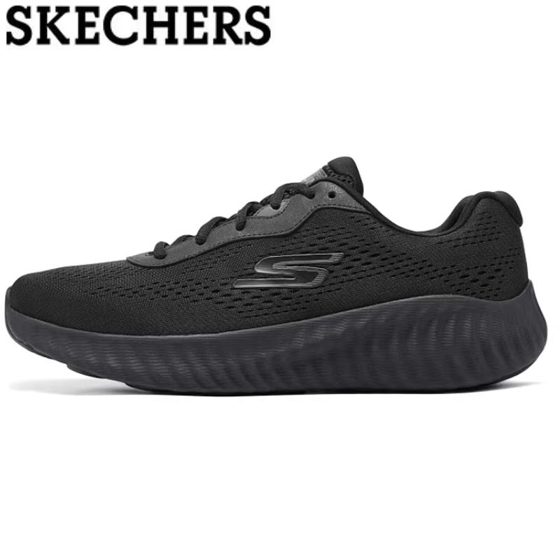 SKECHERS スケッチャーズ スニーカー メンズ 黒 厚底スニーカー 