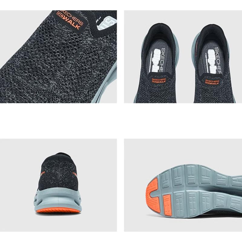 SKECHERS（スケッチャーズ） スリッポン メンズ スニーカー 黒 靴