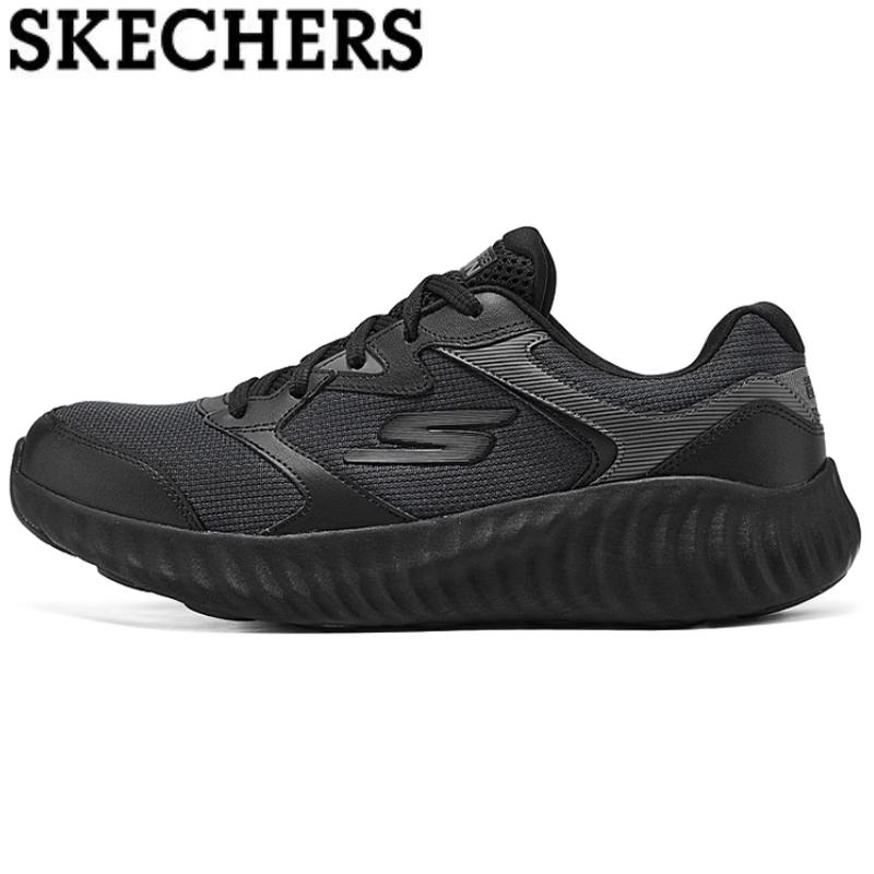 SKECHERS スケッチャーズ スニーカー メンズ 黒 革靴 本革 SKECHERS スケッチャーズ スニーカー メンズ 黒 革靴 本革