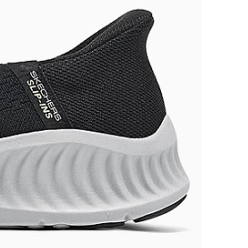 SKECHERS（スケッチャーズ） スリップイン メンズ 黒靴 立ったまま 