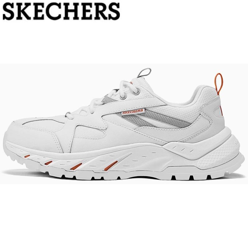 SKECHERS（スケッチャーズ） スニーカー メンズ 革靴 牛革 本革 黒 白