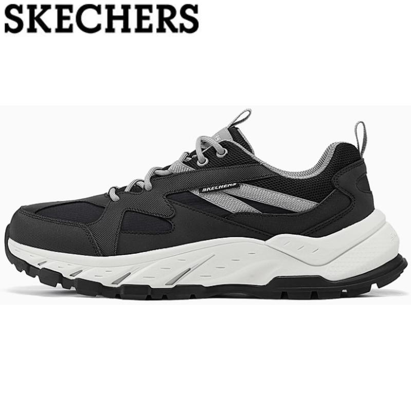 SKECHERS スケッチャーズ スニーカー メンズ 革靴 牛革 本革 黒