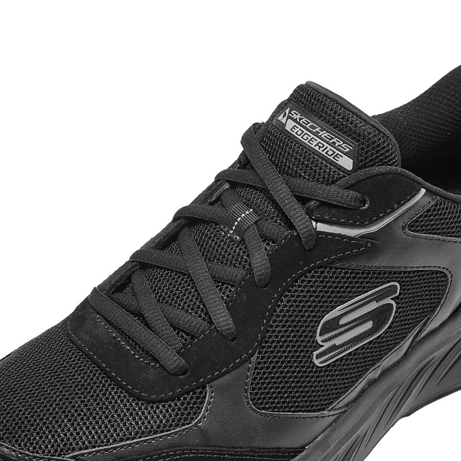 SKECHERS エアクッションソール　レザースニーカー　厚底 SKECHERS（スケッチャーズ） スリップイン メンズ ハンズフリー 厚底