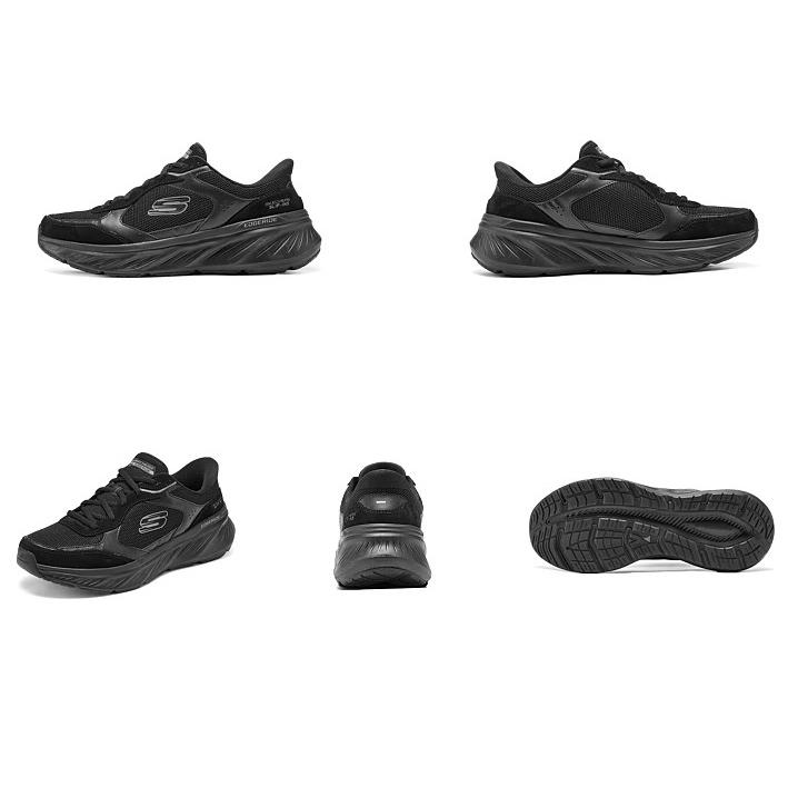 SKECHERS エアクッションソール　レザースニーカー　厚底 SKECHERS（スケッチャーズ） スリップイン メンズ ハンズフリー 厚底