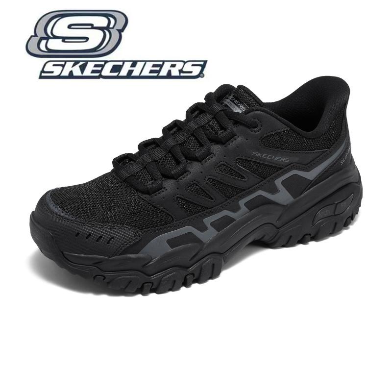 SKECHERS エアクッションソール　レザースニーカー　厚底 SKECHERS（スケッチャーズ） スリップイン メンズ ハンズフリー