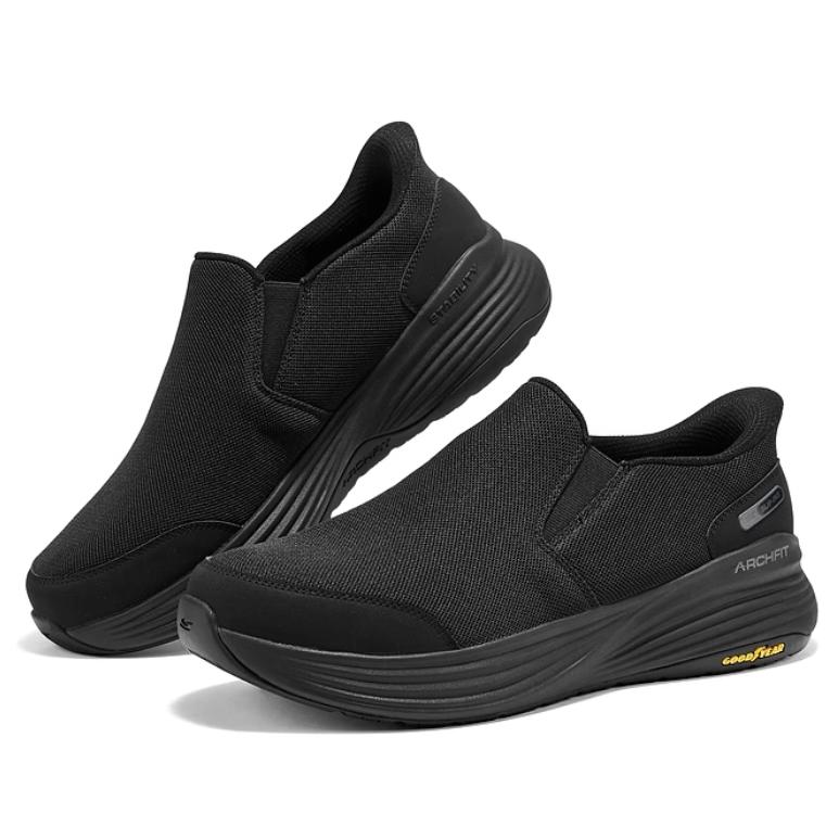 新品 スケッチャーズ スリップインズ メンズ 27cm クッション 防滑◎ SKECHERS（スケッチャーズ） スリップイン メンズ スリッポン ハンズ