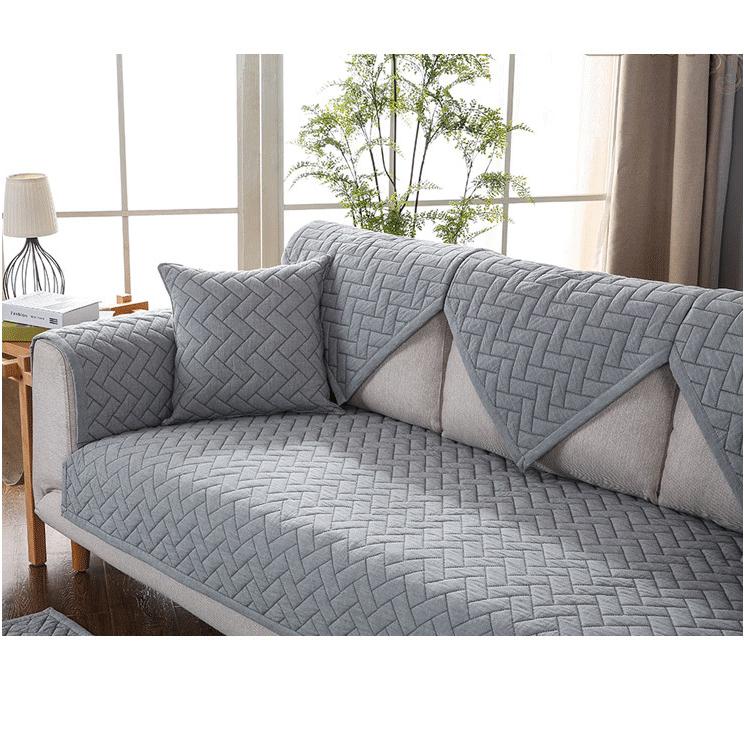 ソファーカバー 綿 犬猫対策 マルチカバー おしゃれ 滑り止め 肘付き