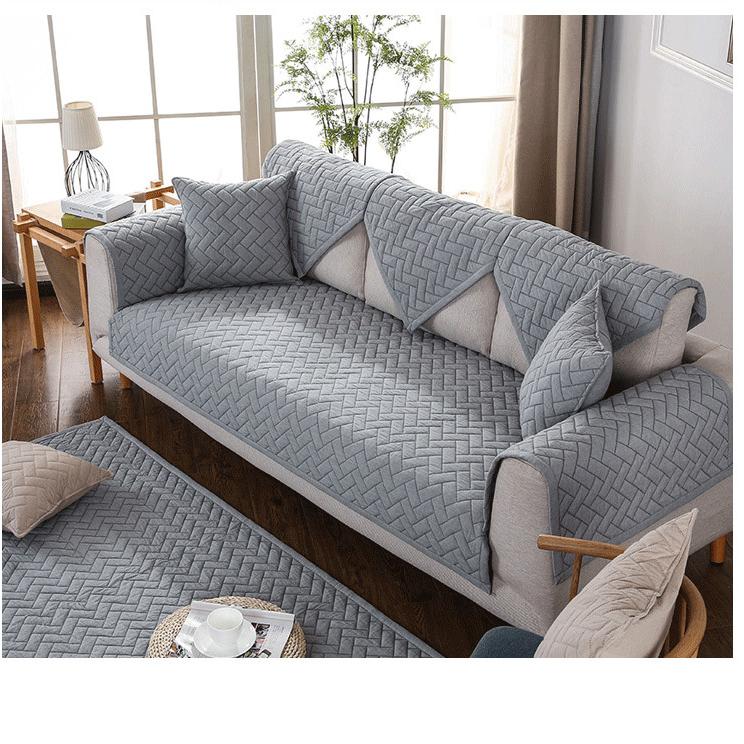 ソファーカバー 綿 犬猫対策 マルチカバー おしゃれ 滑り止め 肘付き