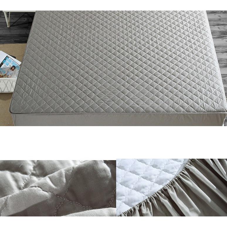 ボックスシーツ セミダブル 120*200+30cm 綿100％ パッド一体型