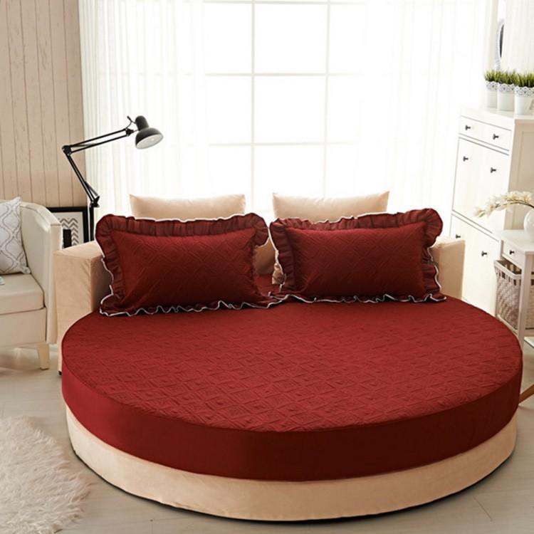 円形ベッドシーツ+ピローケース 直径2*2m 丸型ベッドカバー 綿 円形ベッドシーツ+ピローケース 直径2*2m 丸型ベッドカバー 綿