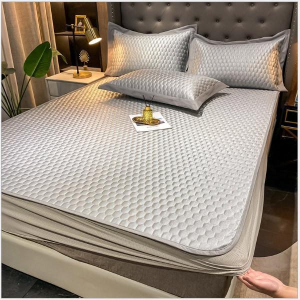 ボックスシーツ 幅180cm キング 180×200cm 夏用 ひんやり 涼しい 全周