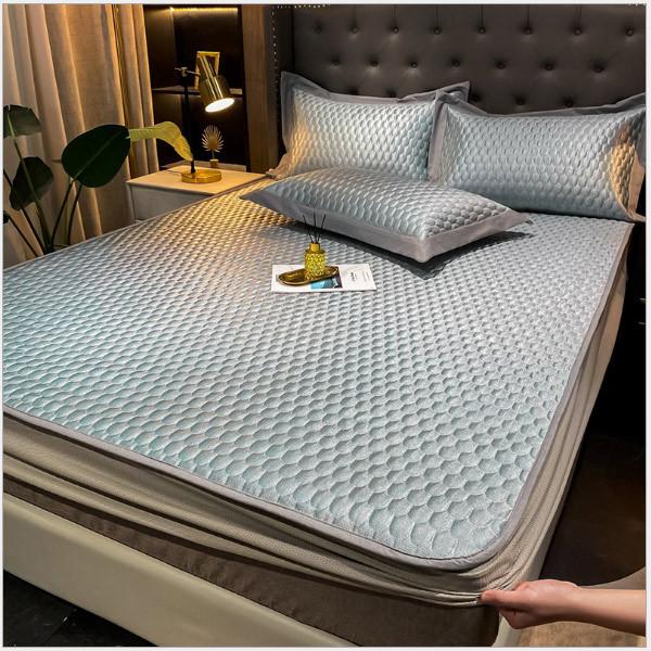 ボックスシーツ 幅180cm キング 180×200cm 夏用 ひんやり 涼しい 全周