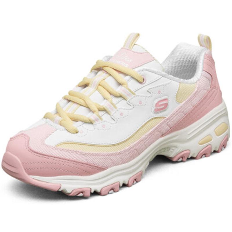 激レア☆未使用品 SKECHERS D'Lites 厚底 スニーカー❤️可愛い〜❣️ SKECHERS（スケッチャーズ） スニーカー レディース 厚底 黒 白 厚底
