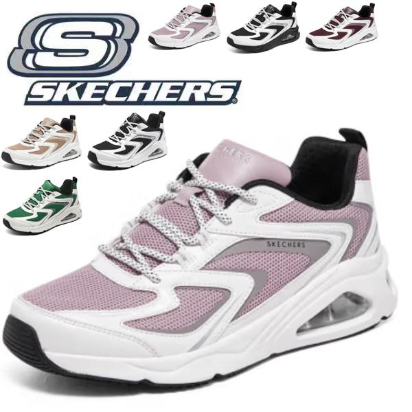 SKECHERS（スケッチャーズ） レディース スニーカー 黒 厚底 新作 通気