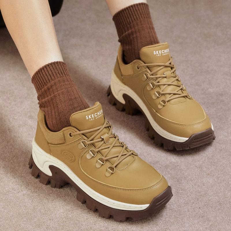 SKECHERS スケッチャーズ スニーカー レディース 黒 白 厚底 秋 SKECHERS スケッチャーズ スニーカー レディース 黒 白 厚底 秋