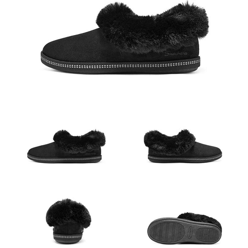 SKECHERS（スケッチャーズ） ムートンスリッポン スリッポン