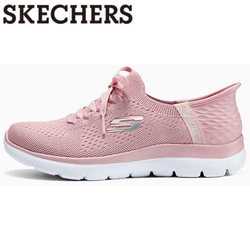 SKECHERS（スケッチャーズ） スリップイン レディース 白 立ったまま