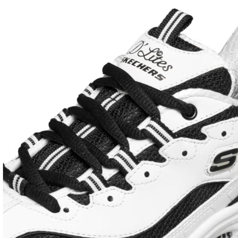 SKECHERS（スケッチャーズ） スニーカー レディース 厚底 黒 白 厚底