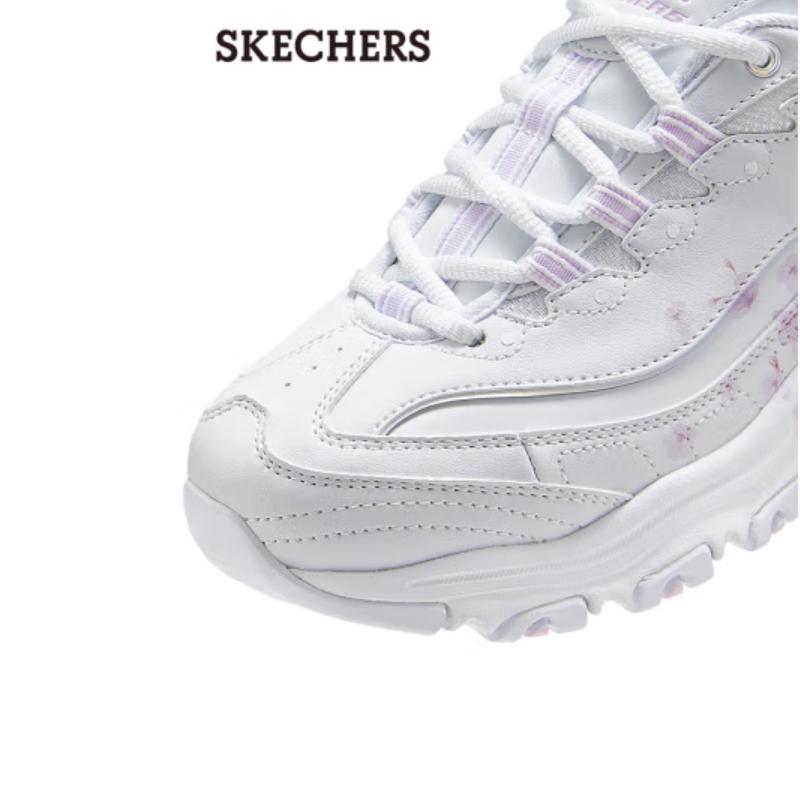 SKECHERS（スケッチャーズ） スニーカー レディース 白 花柄 桜柄