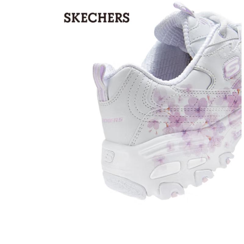 SKECHERS（スケッチャーズ） スニーカー レディース 白 花柄 桜柄