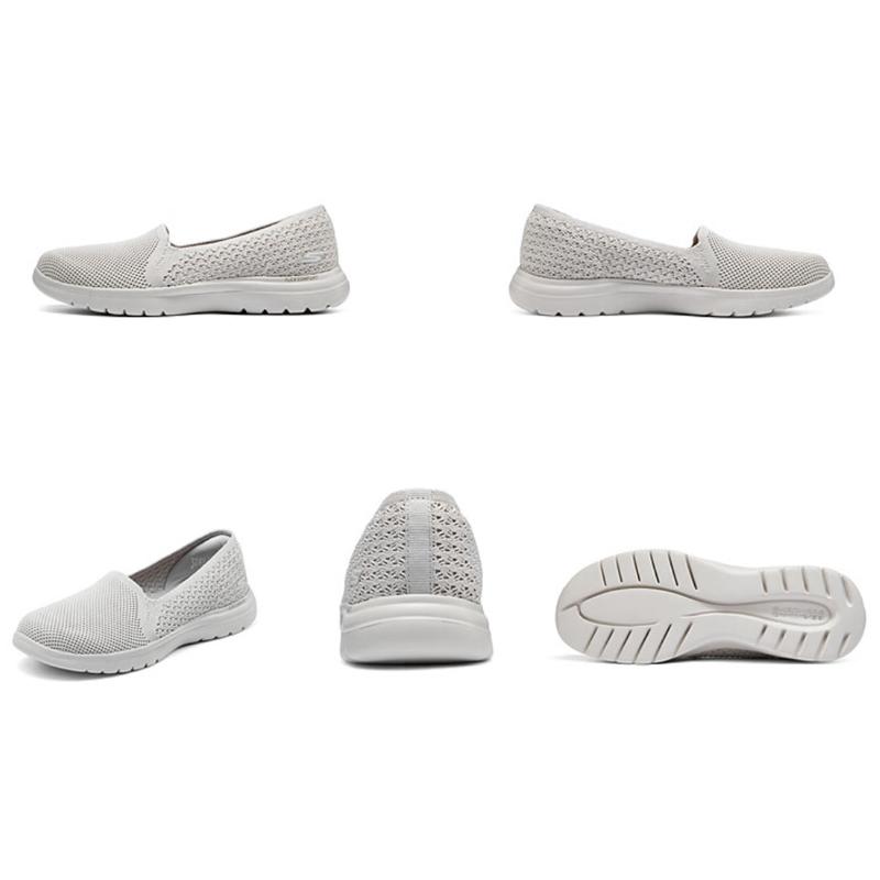 SKECHERS（スケッチャーズ） スリッポン レディース 新作 レース お花 通気性 歩きやすい 40代 30代 ウォーキング シューズ ...