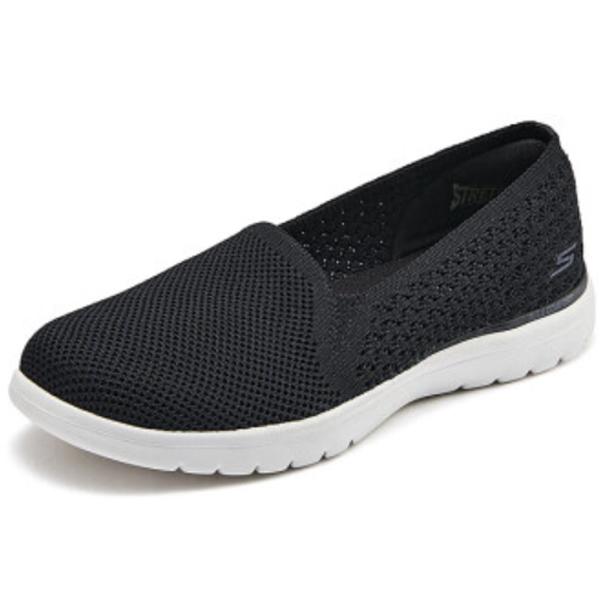 SKECHERS（スケッチャーズ） スリッポン レディース 新作 レース お花 通気性 歩きやすい 40代 30代 ウォーキング シューズ ...