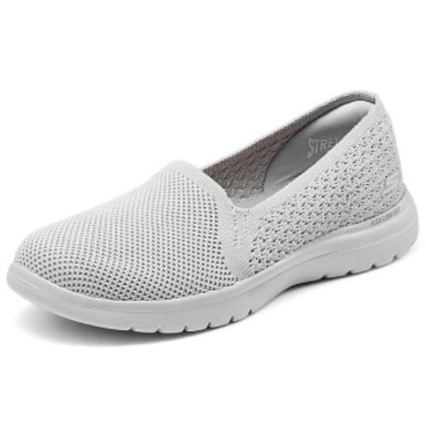 SKECHERS（スケッチャーズ） スリッポン レディース 新作 レース お花 通気性 歩きやすい 40代 30代 ウォーキング シューズ ...