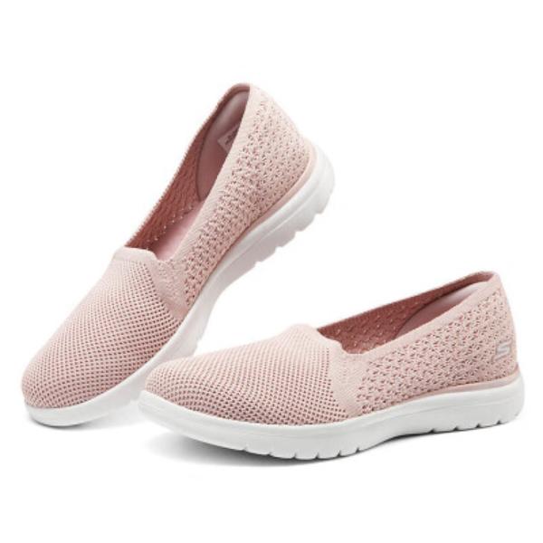 SKECHERS（スケッチャーズ） スリッポン レディース 新作 レース お花 通気性 歩きやすい 40代 30代 ウォーキング シューズ ...