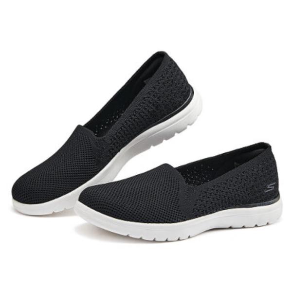 SKECHERS（スケッチャーズ） スリッポン レディース 新作 レース お花 通気性 歩きやすい 40代 30代 ウォーキング シューズ ...
