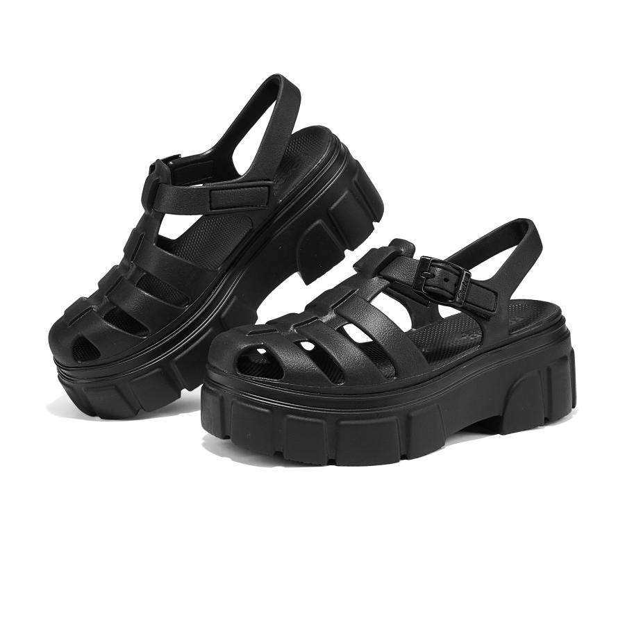 SKECHERS スケッチャーズ 厚底サンダル レディース 新作 厚底
