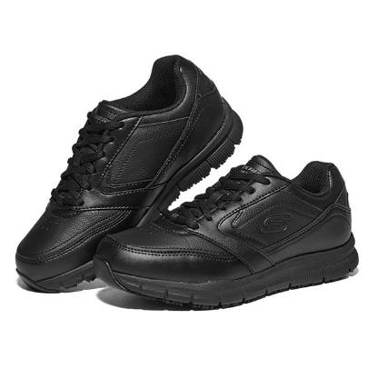 SKECHERS（スケッチャーズ） レディーススニーカー 黒 幅広 軽量 滑り