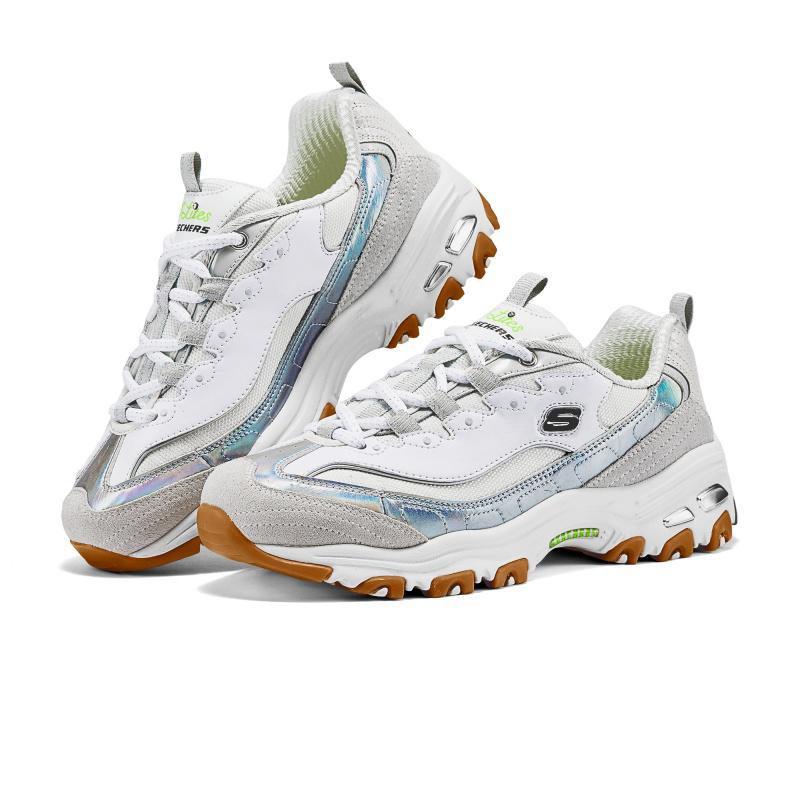 SKECHERS（スケッチャーズ） 厚底スニーカー レディース 幅広 軽量