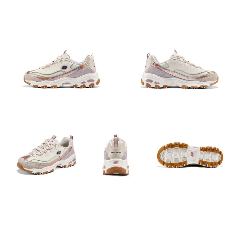 SKECHERS（スケッチャーズ） 厚底スニーカー レディース 幅広 軽量