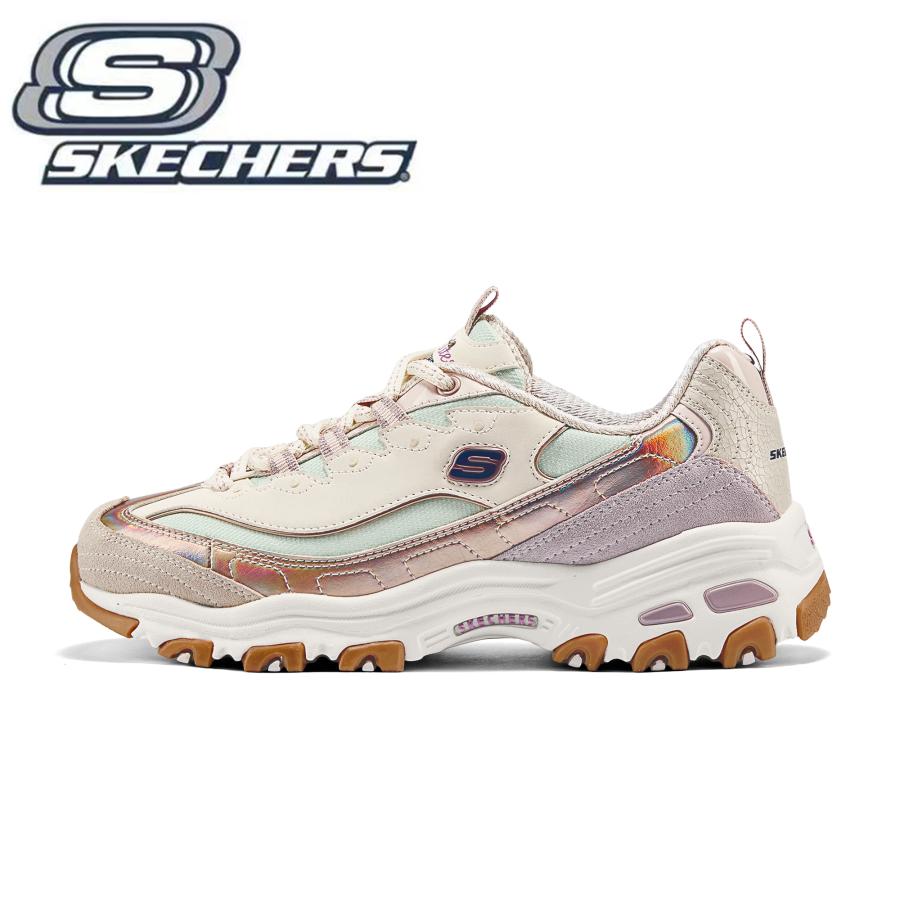 SKECHERS（スケッチャーズ） 厚底スニーカー レディース 幅広 軽量