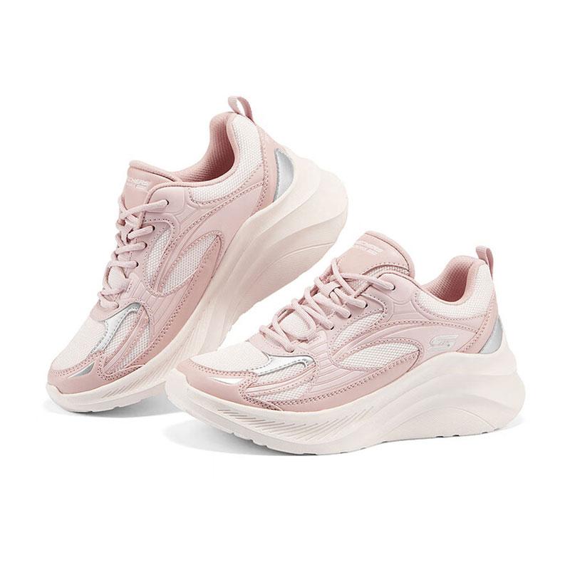 SKECHERS（スケッチャーズ） 厚底スニーカー レディース 幅広 軽量