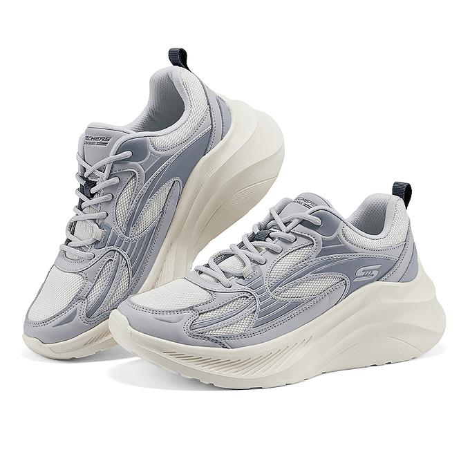 SKECHERS（スケッチャーズ） 厚底スニーカー レディース 幅広 軽量