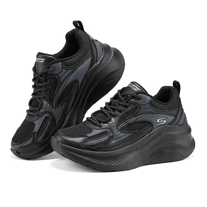 SKECHERS（スケッチャーズ） 厚底スニーカー レディース 幅広 軽量