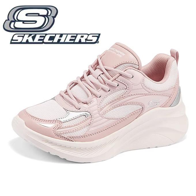 SKECHERS（スケッチャーズ） 厚底スニーカー レディース 幅広 軽量