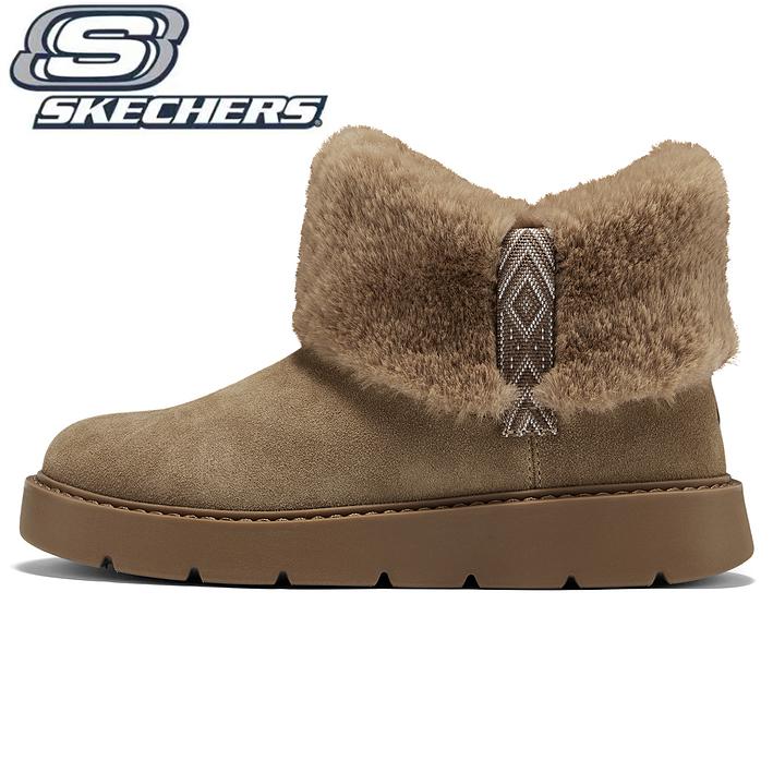 SKECHERS（スケッチャーズ） ムートンブーツ レディース 幅広 軽量