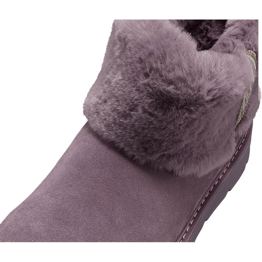 SKECHERS（スケッチャーズ） ムートンブーツ レディース 幅広 軽量