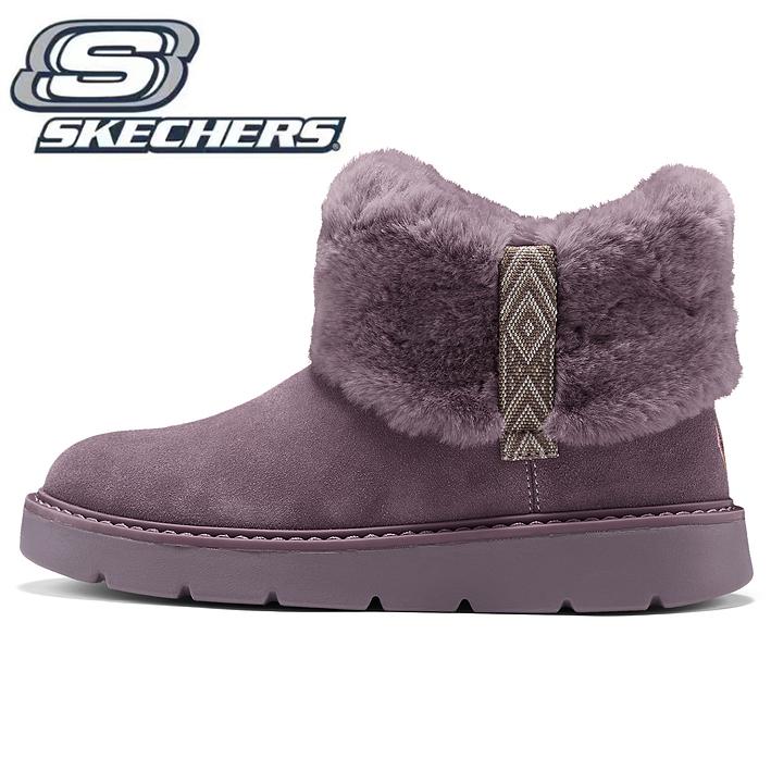 SKECHERS（スケッチャーズ） ムートンブーツ レディース 幅広 軽量