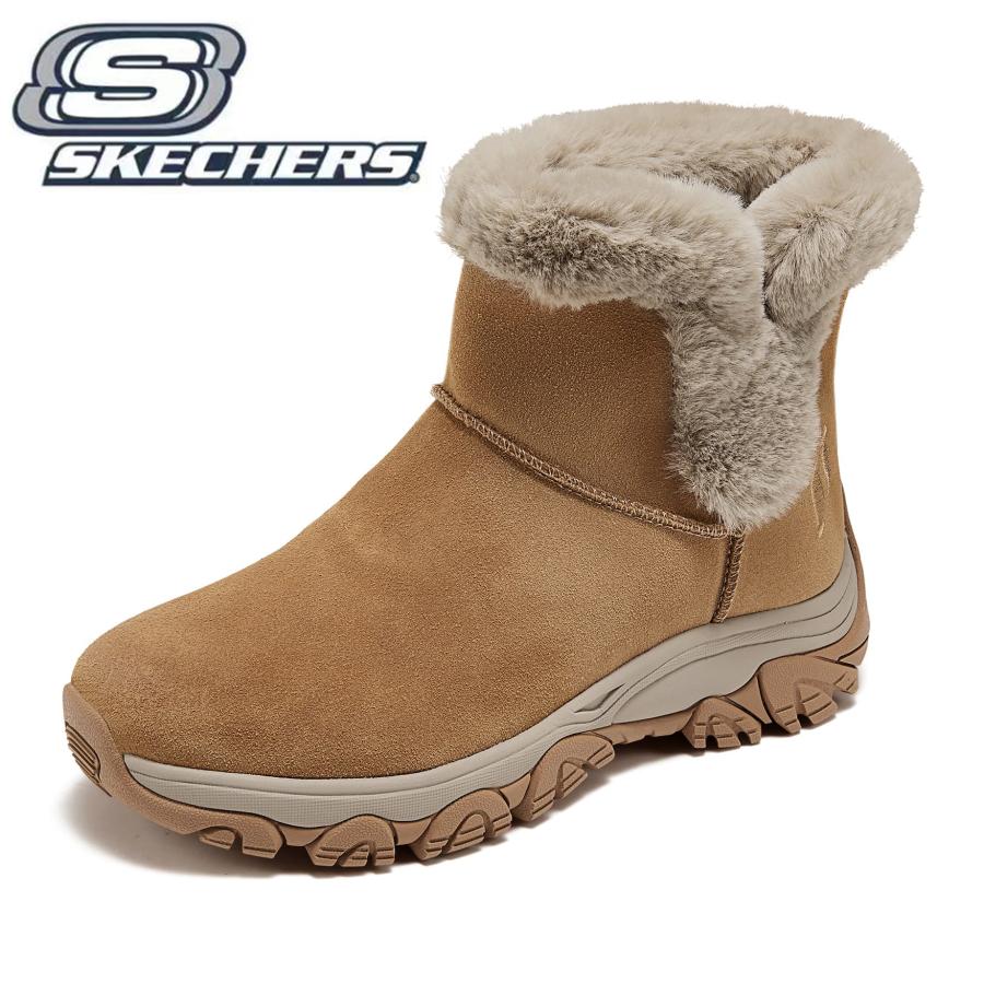 新品未使用スケッチャーズ　ショートブーツ SKECHERS（スケッチャーズ） レディース ブーツ ショート 冬 軽量 幅広
