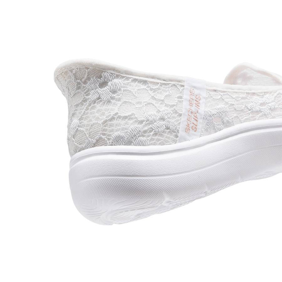 SKECHERS（スケッチャーズ） スリップイン レディース 花柄 レース柄