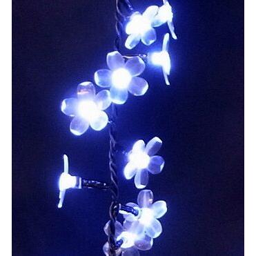 コロナ産業 藤棚ライト327球（青みかかった白色LED）常点灯 藤の花