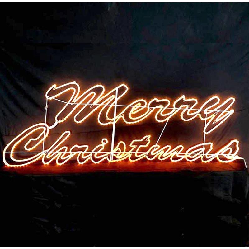 コロナ産業 メリークリスマスチューブライト 黄色LED 常点プラグコード