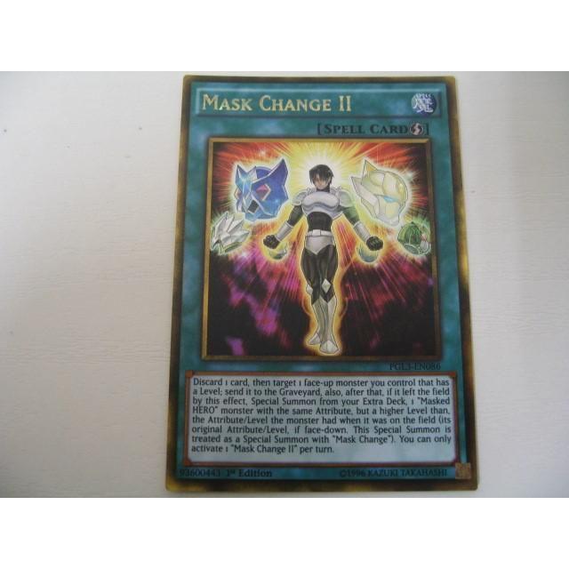 ゲーム トレーディングカード 遊戯王 マスク チェンジ セカンド 英語 ゴールド 1st Edition Pgl3 En086 0001ac Coco R Brand 通販 Yahoo ショッピング