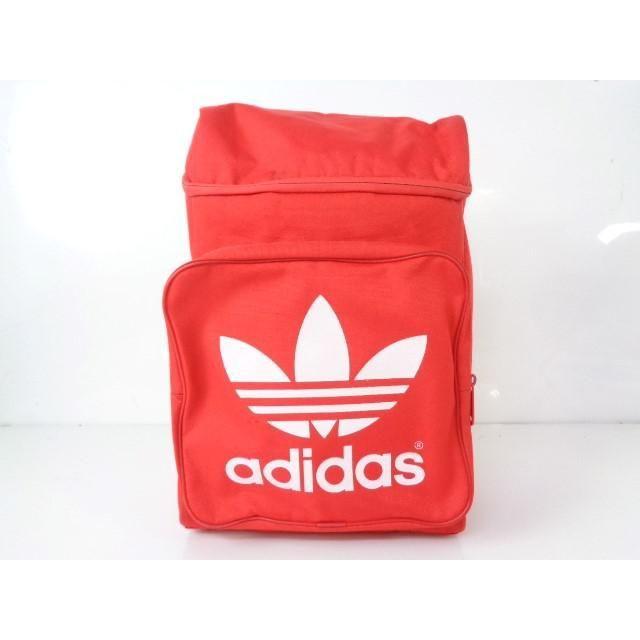 中古 アディダス Adidas リュックサック バッグ ロゴ 赤 レッド 0004h Coco R Brand 通販 Yahoo ショッピング