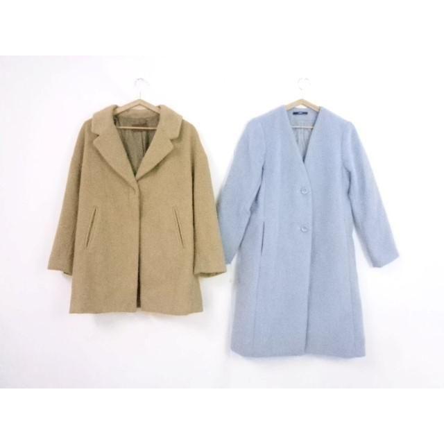 中古 チャオパニック ラグナムーン Ingni等 チェスターコート ニット ファーティペット等4点 Fサイズ アイボリー 水色 ベージュ レディース 0004h Coco R Brand 通販 Yahoo ショッピング